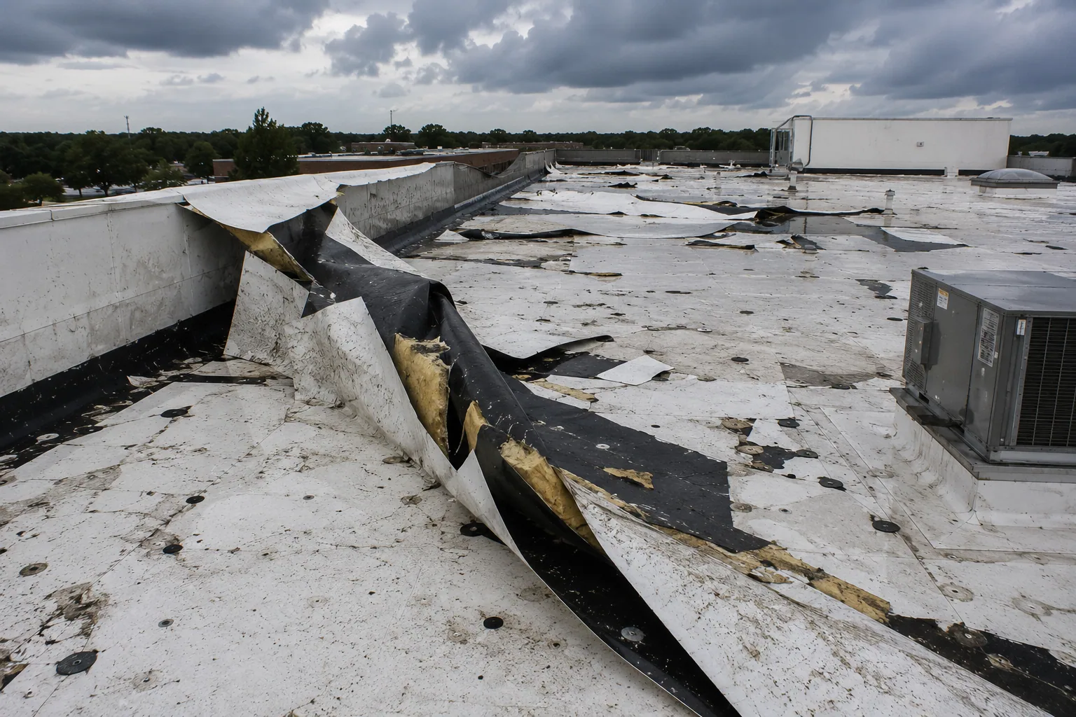 Commercial Roof Fire Damage Repair in Vancouver, WA
