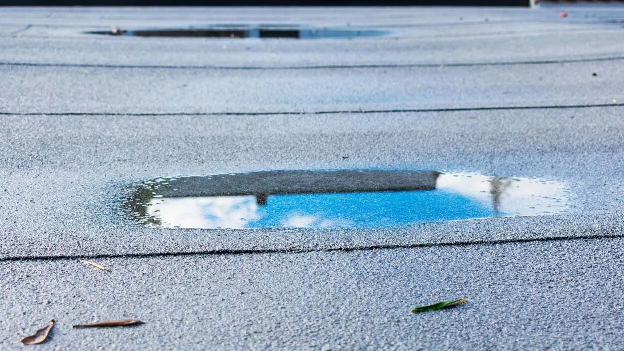 Ponding Water Roof Repair in Vancouver, WA