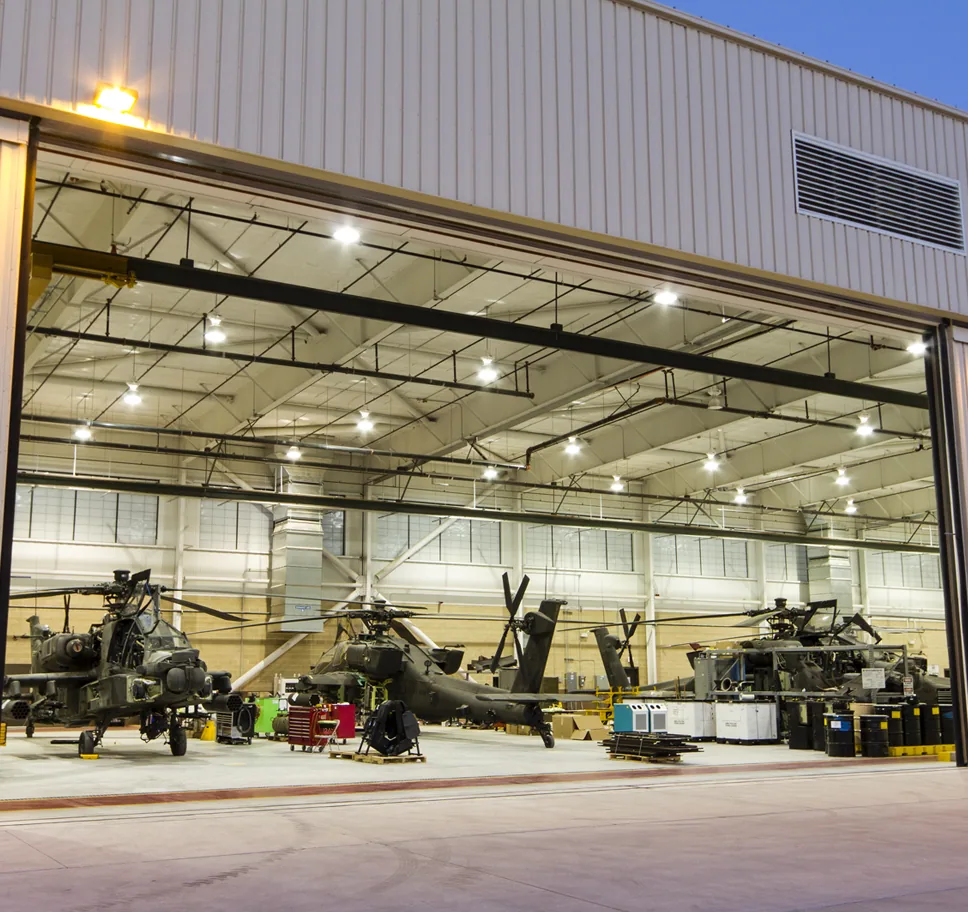 Military Hangar and Maintenance Facility Roofing in Vancouver, WA