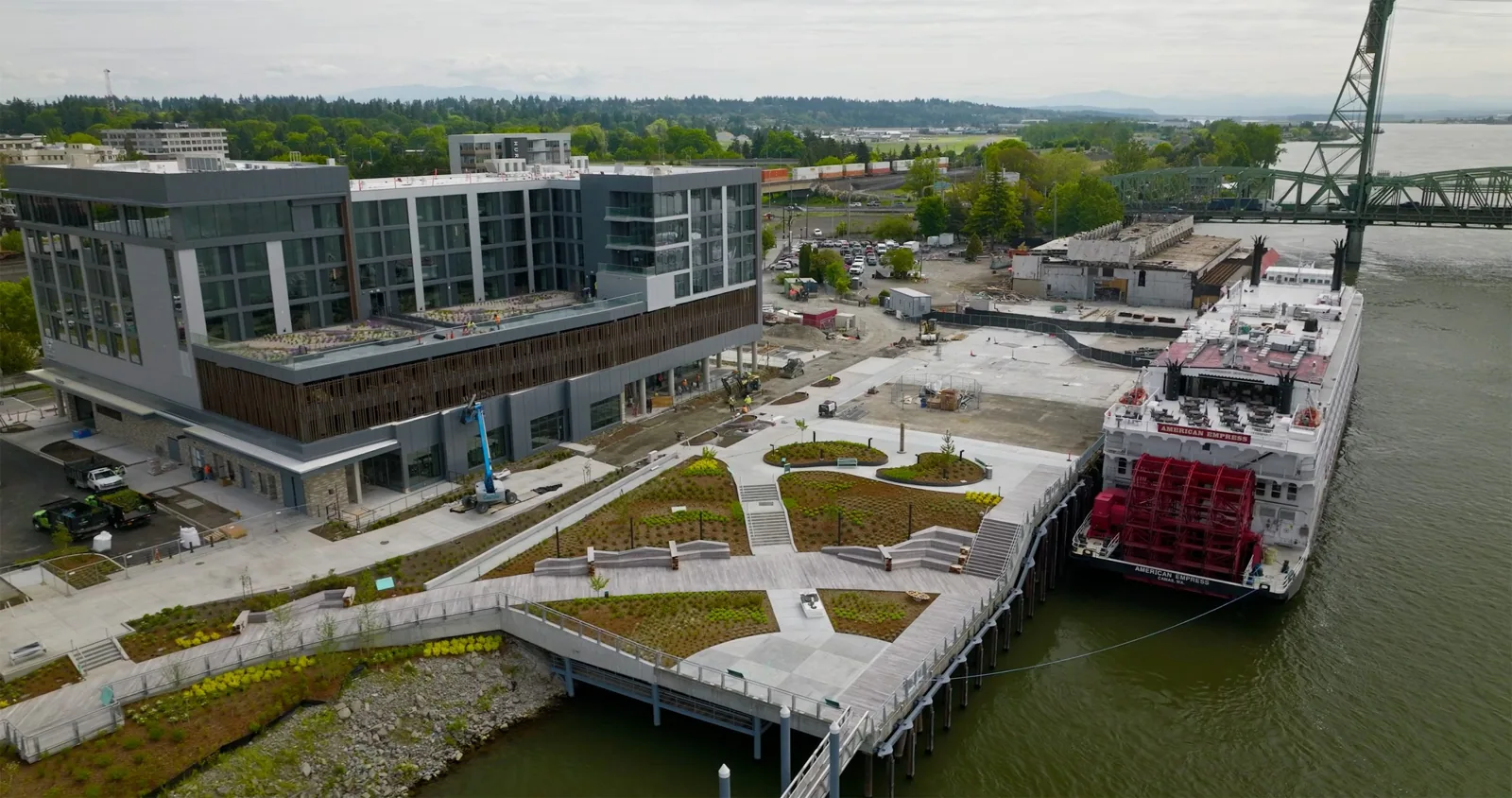 Commercial Roofing at Port of Vancouver Industrial Waterfront, Vancouver, WA