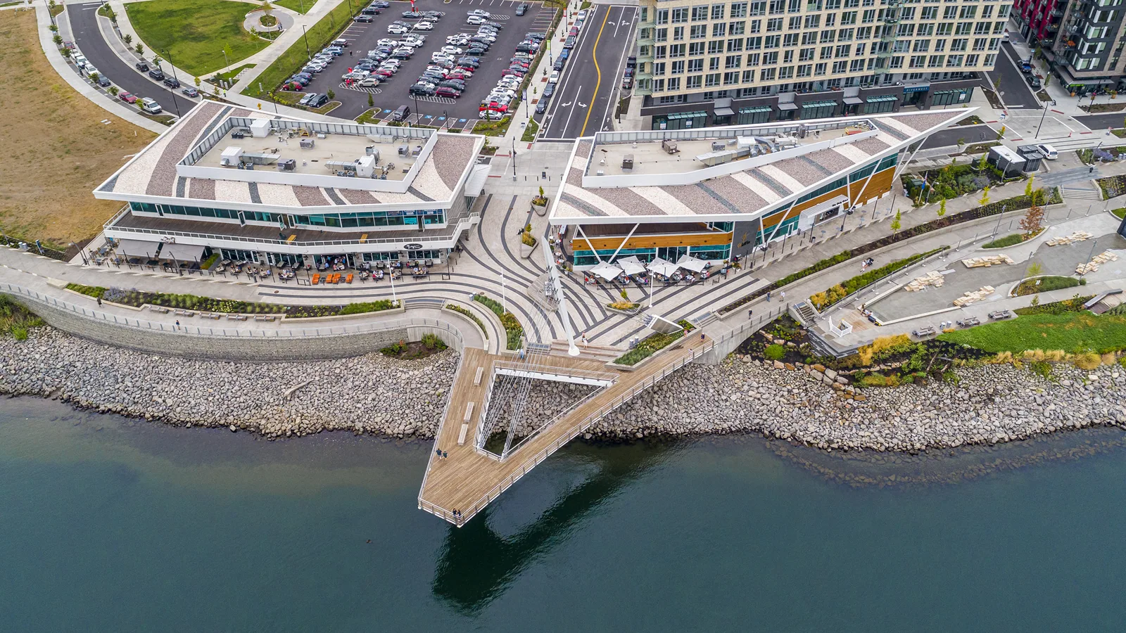 Commercial Roofing at Waterfront Gateway, Vancouver, WA